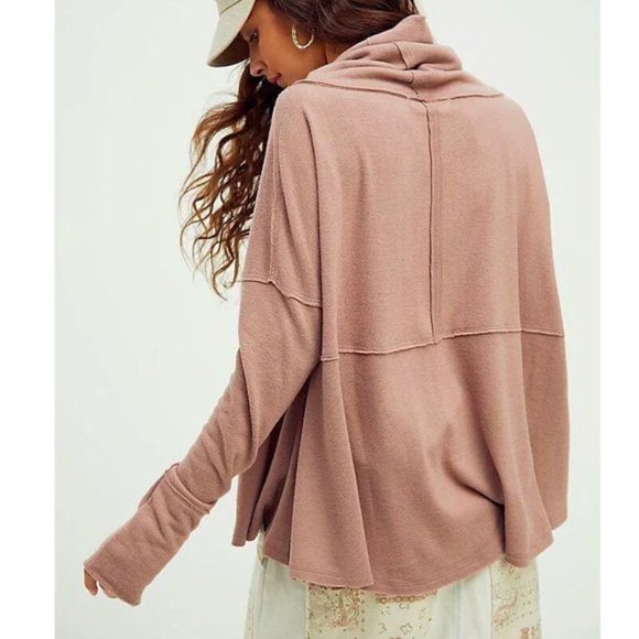 Free People Cozy Time Funnel Pullover - Picture 3 of 11